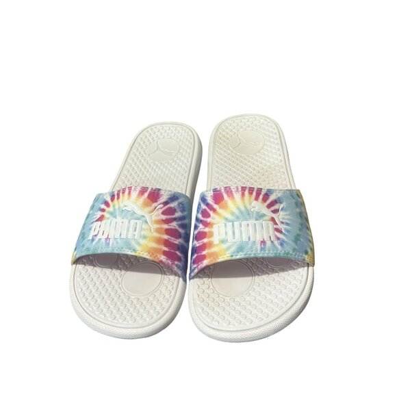 Puma Tie-Dye Slide Sandals US9 Women’s Size Comfortable & Stylish Footwear - Picture 2 of 5